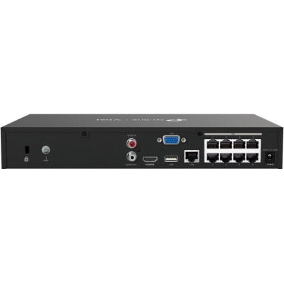 TP-Link VIGI NVR1008H-8MP, 8 kanálů, 80Mbps, H.265+, 1x SATA, max. 10 TB, 8x PoE, 2x USB, VGA, HDMI